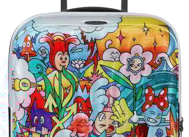 Ikoninen Samsonite suunnittelu