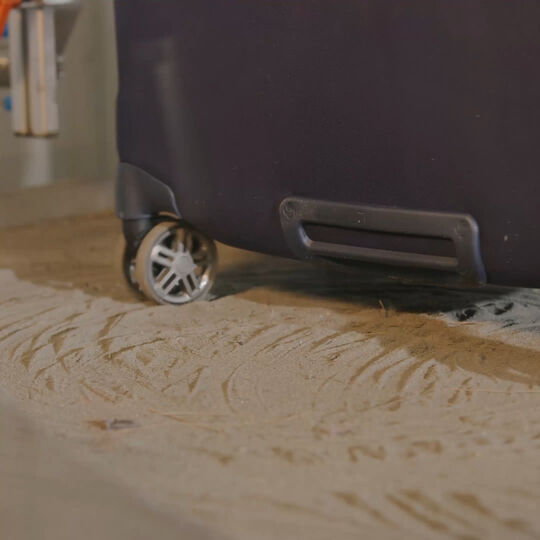 Hiekassa pyörimistesti