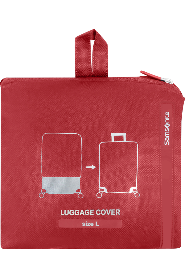 Samsonite Ta Revolution Foldable Luggage Cover L  Red