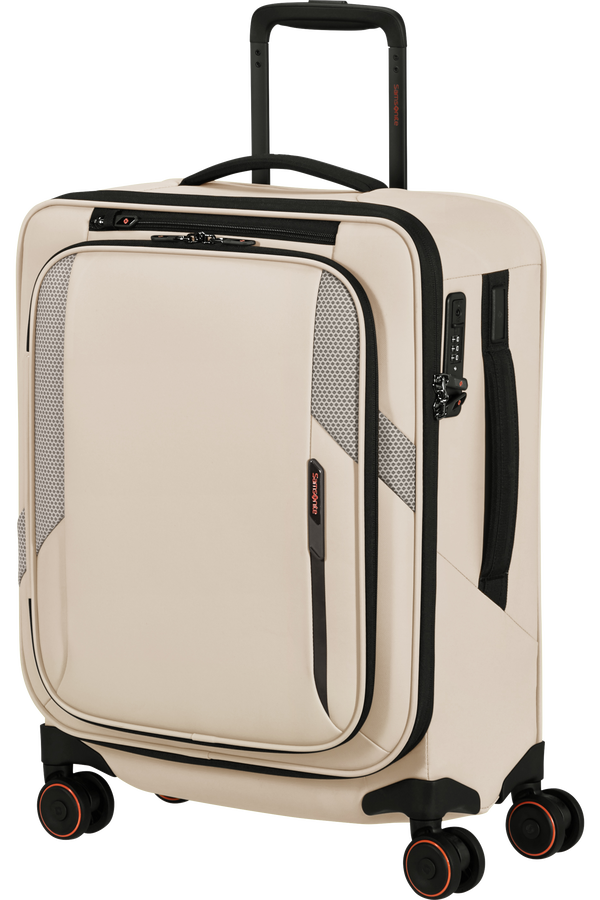Samsonite Glazed Spinner Expandable 55cm  Sandstone