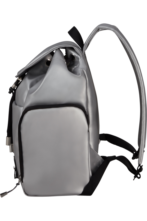 Samsonite Wander Last Backpack 3PKT 1 Buckle  Metallic Silver