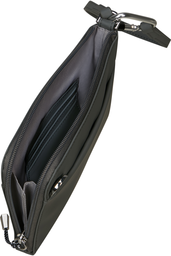 Samsonite Wander Last Mini Pouch  Gunmetal Green Samsonite Wander Last Mini Pouch  Gunmetal Green
