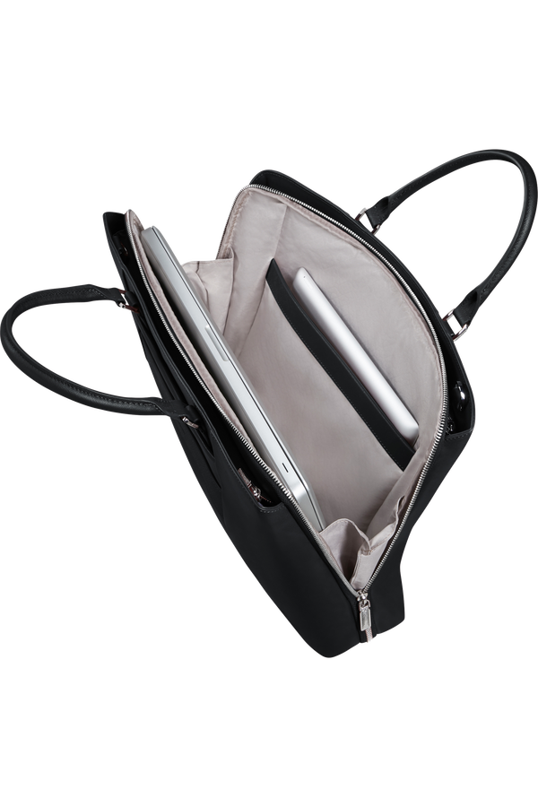 Image Biz Leather Tietokonelaukku 15.6" | Samsonite Image Biz Leather Briefcase 15.6'  Black