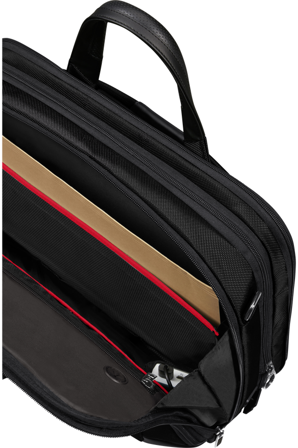 Samsonite Pro-Dlx 6 Bailhandle Expandable 15.6'  Black