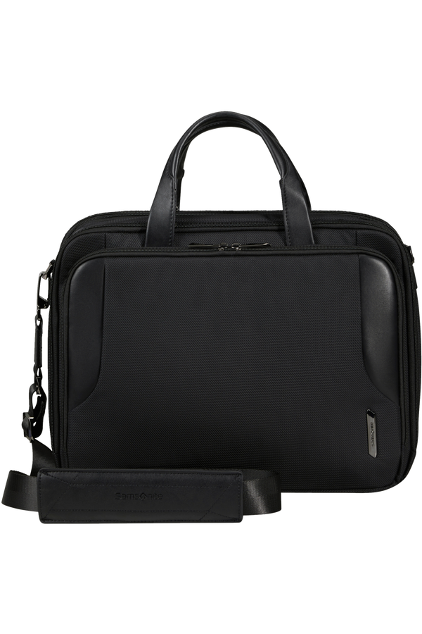 Samsonite Xbr 2.0 Bailhandle 3 Compartments Expandable 15.6' expandable  Black