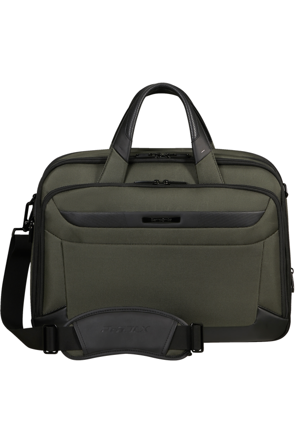 Samsonite Pro-Dlx 6 Bailhandle Expandable 15.6'  Green