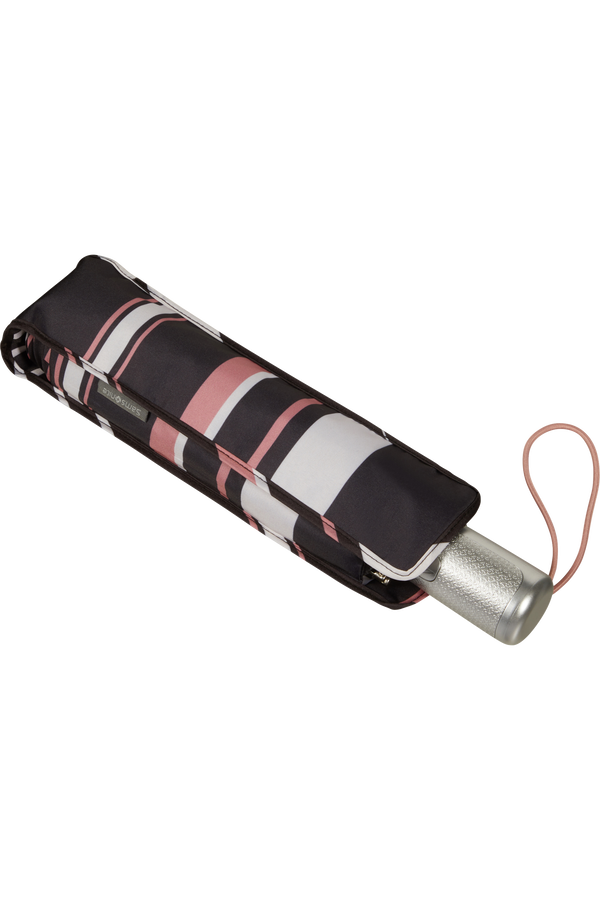 Samsonite Alu Drop S Safe 3 Sect. Auto O/C  Coral Stripes