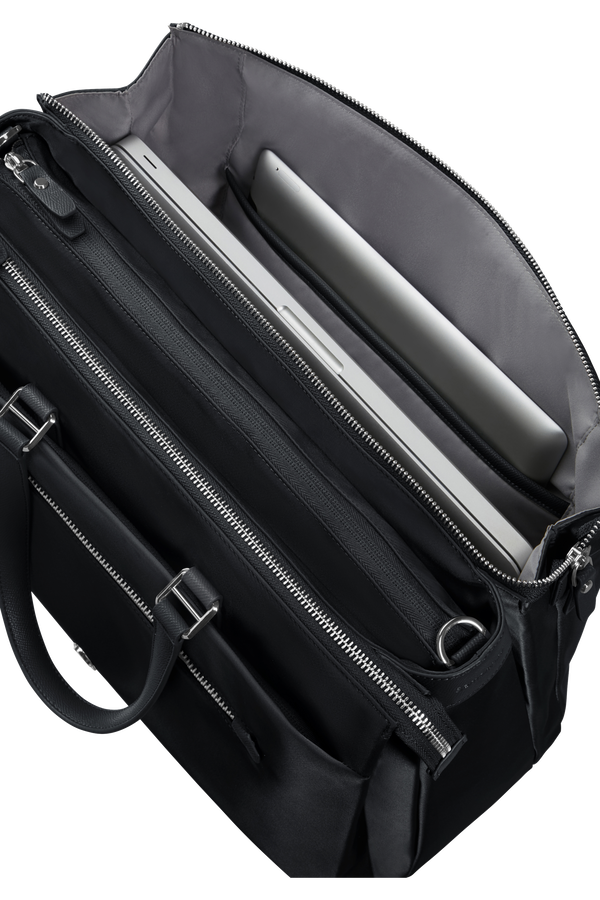 Samsonite Karissa Evo Org. Tote 14.1' 3 Comp  Black Samsonite Karissa Evo Org. Tote 14.1' 3 Comp  Black