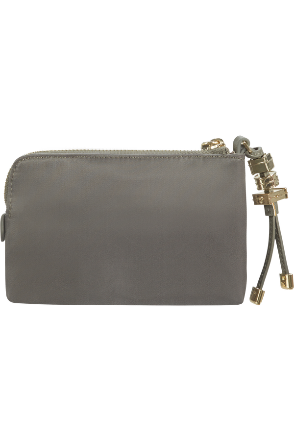 Samsonite Karissa Slg Flat Pouch 3CC  Gunmetal Green Samsonite Karissa Slg Flat Pouch 3CC  Gunmetal Green