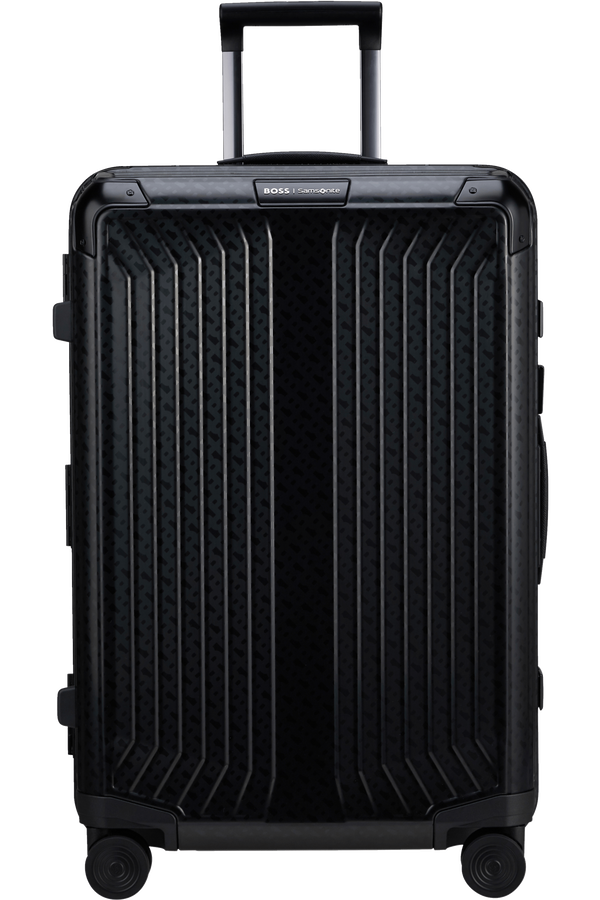 Samsonite Lite-Box Alu / Boss SPINNER 69/25 69cm  Graphite Monogram