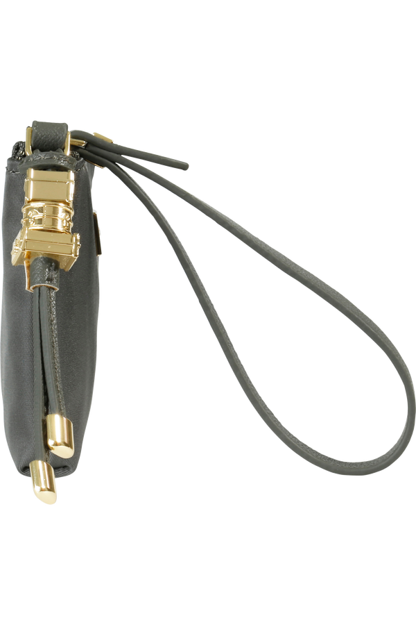 Samsonite Karissa Slg Flat Pouch 3CC  Gunmetal Green Samsonite Karissa Slg Flat Pouch 3CC  Gunmetal Green