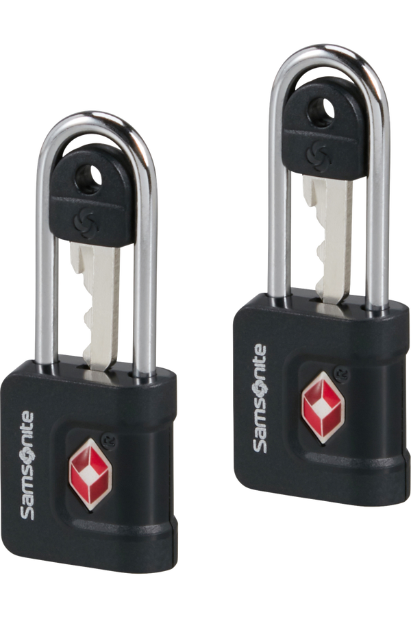 Samsonite Ta Revolution Key Lock TSA x2  Black Samsonite Ta Revolution Key Lock TSA x2  Black