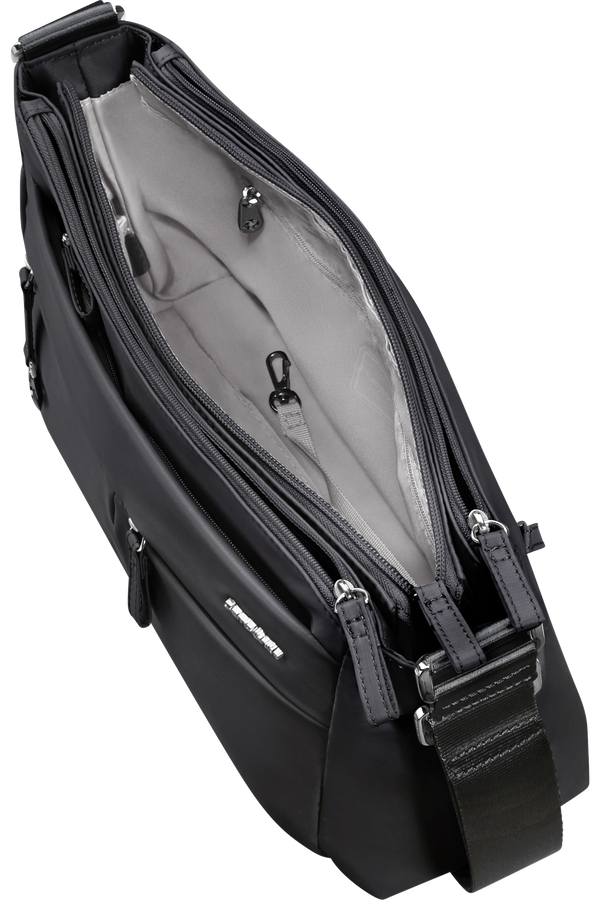 Samsonite Move 5.0 Horiz. Shoulder Bag + Flap  Black Samsonite Move 5.0 Horiz. Shoulder Bag + Flap  Black