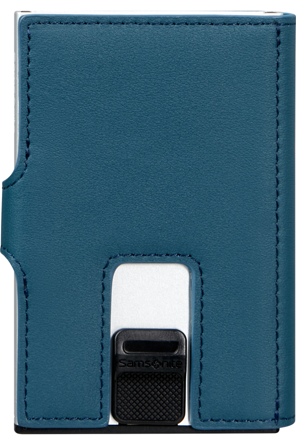 Samsonite Alu Fit Slide-up Wallet Proxis  Petrol Blue