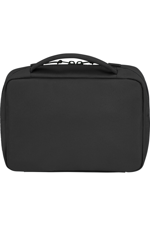 Samsonite Stackd Toilet Kit Hannging Toilet Kit  Black