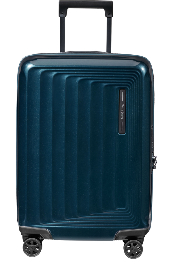 Samsonite Nuon Spinner Expandable 55cm  Metallic Dark Blue