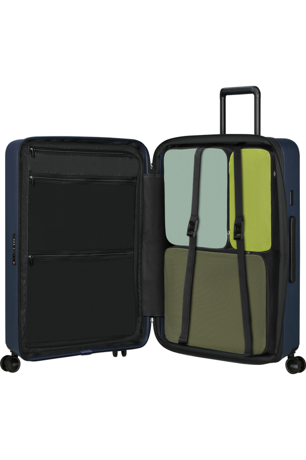 Samsonite Restackd Spinner Expandable 75cm  Midnight