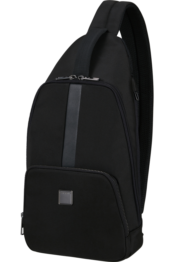 Samsonite Sacksquare Sling Bag M  Black Samsonite Sacksquare Sling Bag M  Black