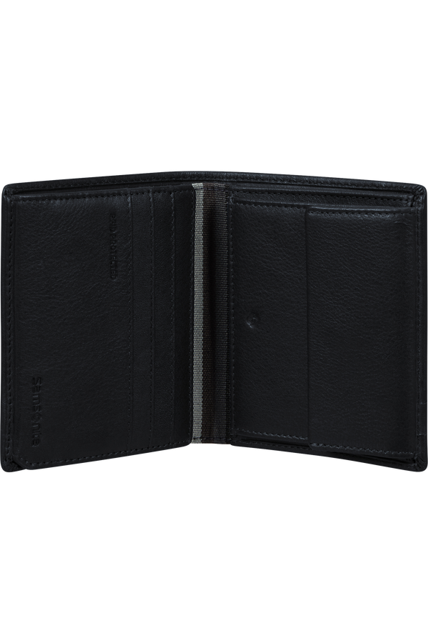 Samsonite Flagged Slg 144 - W S 8CC+HFL+C+2C  Black Samsonite Flagged Slg 144 - W S 8CC+HFL+C+2C  Black