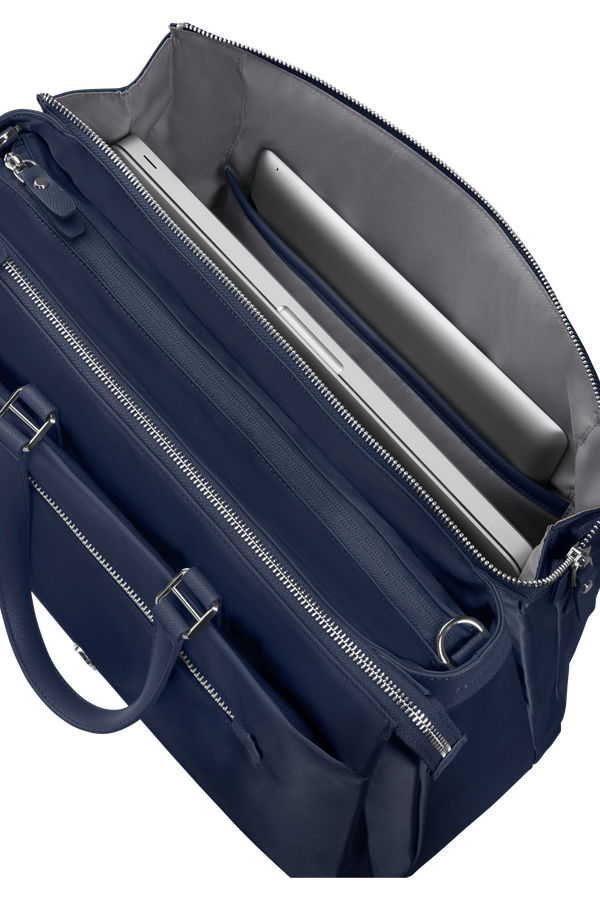 Samsonite Karissa Evo Org. Tote 14.1' 3 Comp  Blue Nights Samsonite Karissa Evo Org. Tote 14.1' 3 Comp  Blue Nights