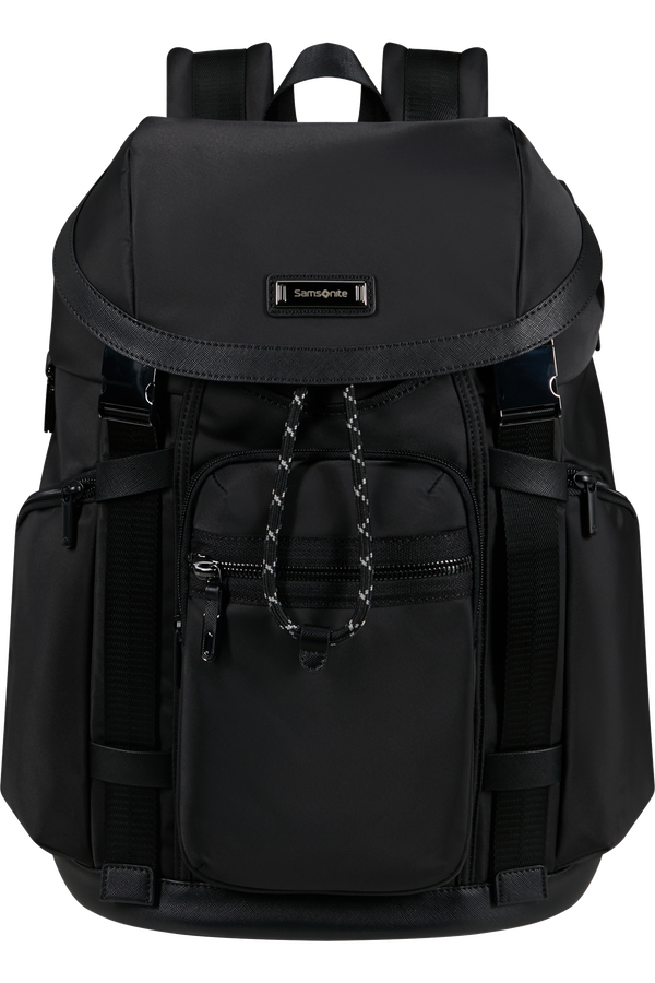 Samsonite Relyon Backpack M 15.6'' with flap  Black