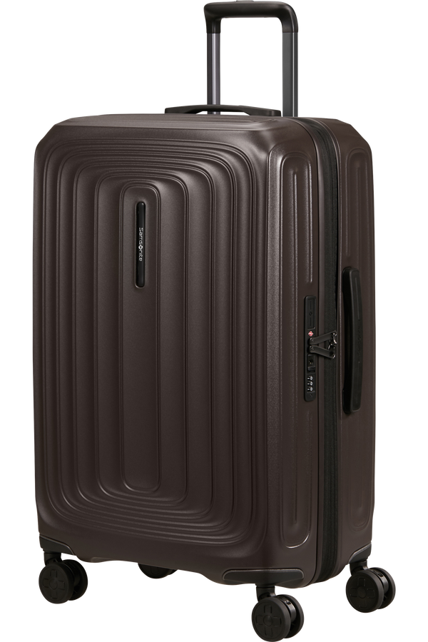 2Wander Nelipy&ouml;r&auml;inen laajennettava matkalaukku 69cm | Samsonite 2Wander Spinner Expandable 69cm  Matt Brown