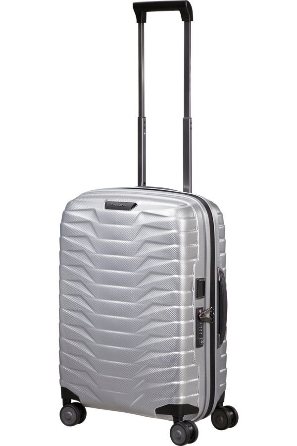 Samsonite Proxis Spinner Expandable Length 40cm 55cm  Silver