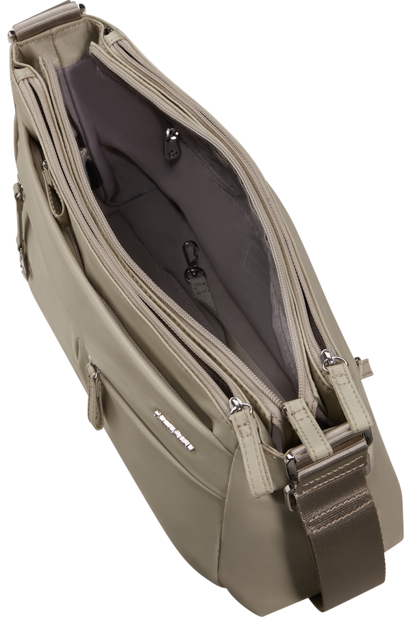 Samsonite Move 5.0 Horiz. Shoulder Bag + Flap  Stone Green Samsonite Move 5.0 Horiz. Shoulder Bag + Flap  Stone Green