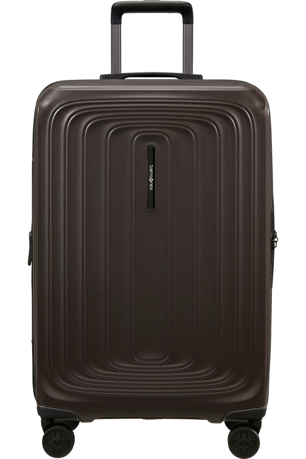 2Wander Nelipy&ouml;r&auml;inen laajennettava matkalaukku 69cm | Samsonite 2Wander Spinner Expandable 69cm  Matt Brown