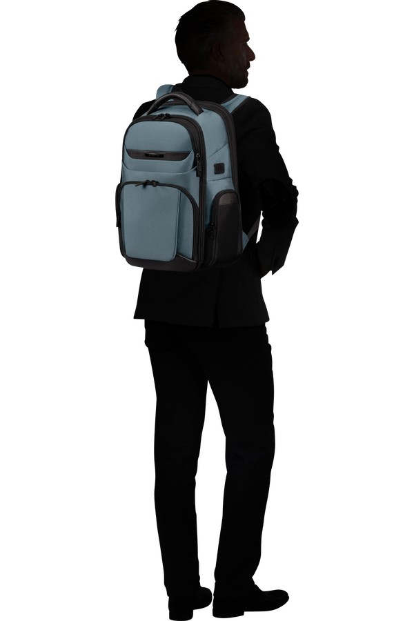 Samsonite Pro-DLX 6 Backpack 3 Volume Expandable 15.6'  Dusty Blue