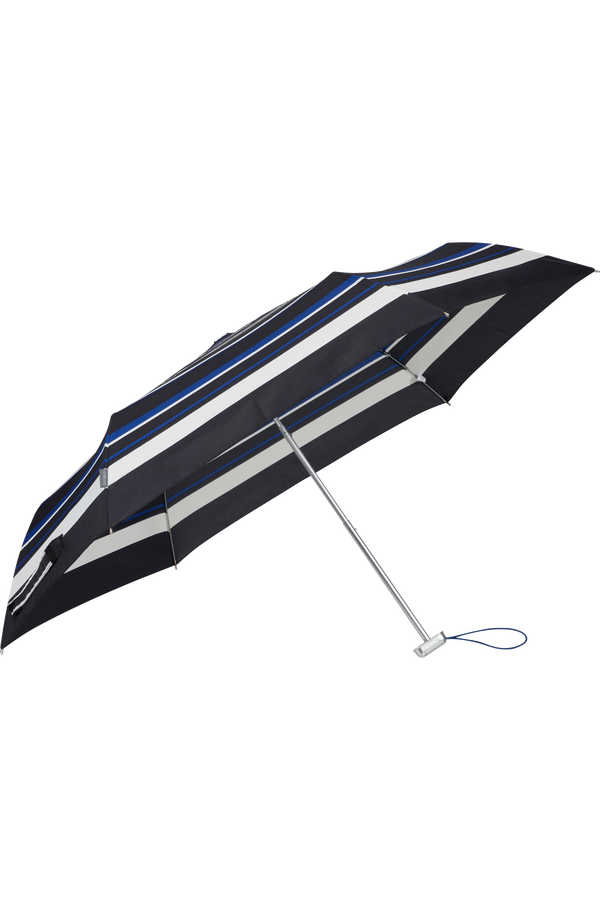 Samsonite Alu Drop S 3 Sect. Manual Flat Blue Stripes Samsonite Alu Drop S 3 Sect. Manual Flat Blue Stripes