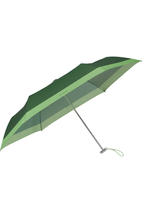 Samsonite Alu Drop S 3 Sect. Manual Flat  Bottle Green/Lime Green