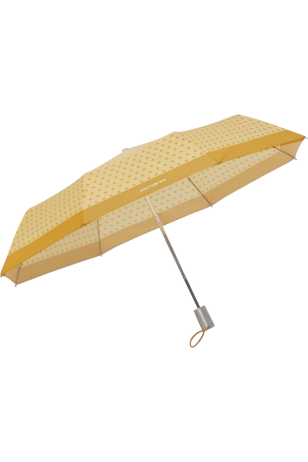 Samsonite Alu Drop S Safe 3 Sect. Auto O/C  Yellow Dots