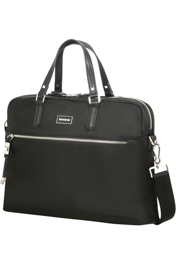 Samsonite Karissa Biz Bailhandle 15.6inch Black Samsonite Karissa Biz Bailhandle 15.6inch Black
