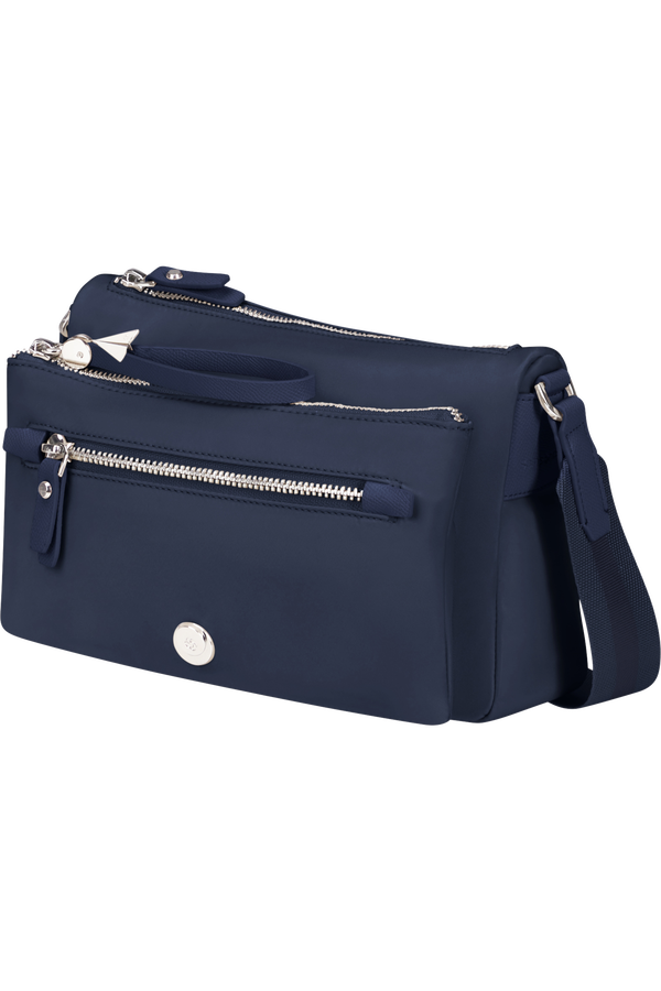 Samsonite Karissa Evo Shoulder Bag + Pouch  Blue Nights Samsonite Karissa Evo Shoulder Bag + Pouch  Blue Nights