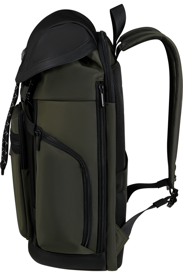 Samsonite Relyon Backpack M 15.6'' with flap  Green