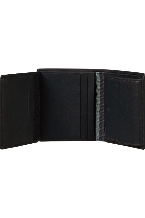 Samsonite Flagged Slg 144 - W S 8CC+HFL+C+2C  Black Samsonite Flagged Slg 144 - W S 8CC+HFL+C+2C  Black