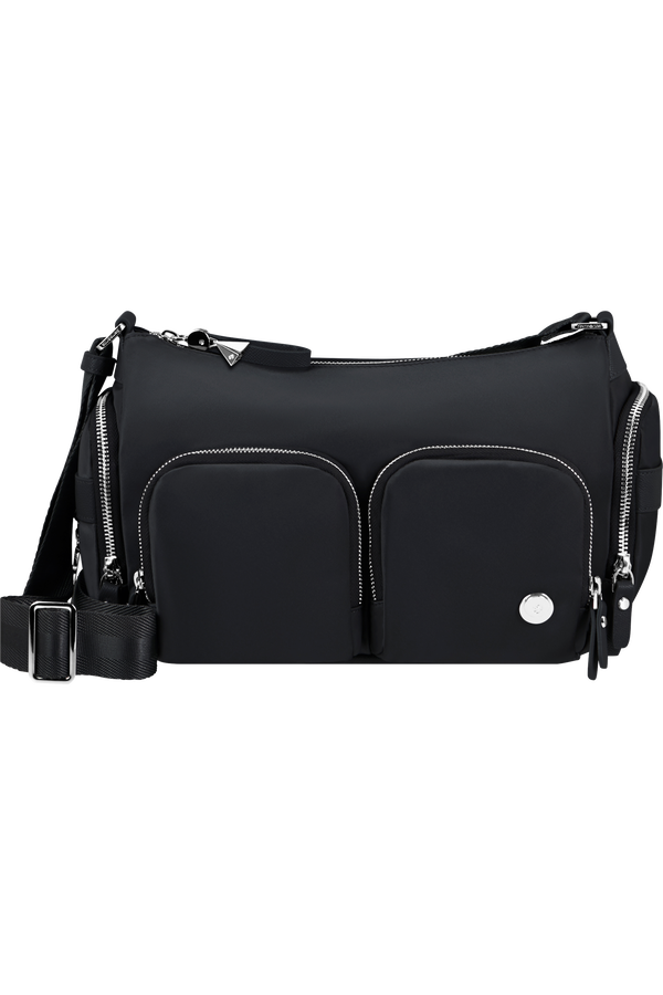 Samsonite Karissa Evo Shoulder Bag Multi Pkt  Black