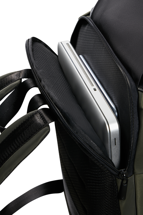 Samsonite Relyon Backpack M 15.6'' with flap  Green