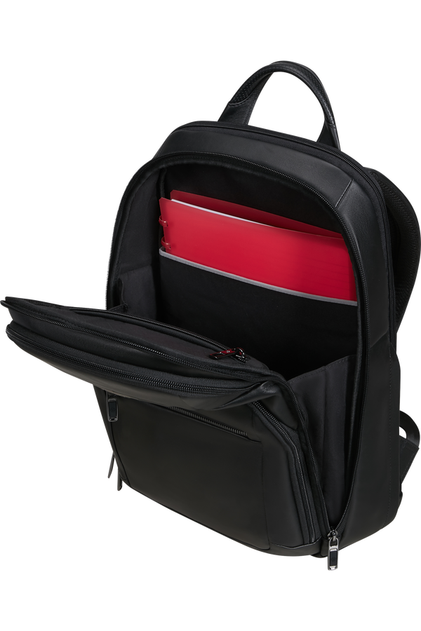 Samsonite Pro-Dlx 6 Leather Backpack 14.1'  Black Samsonite Pro-Dlx 6 Leather Backpack 14.1'  Black