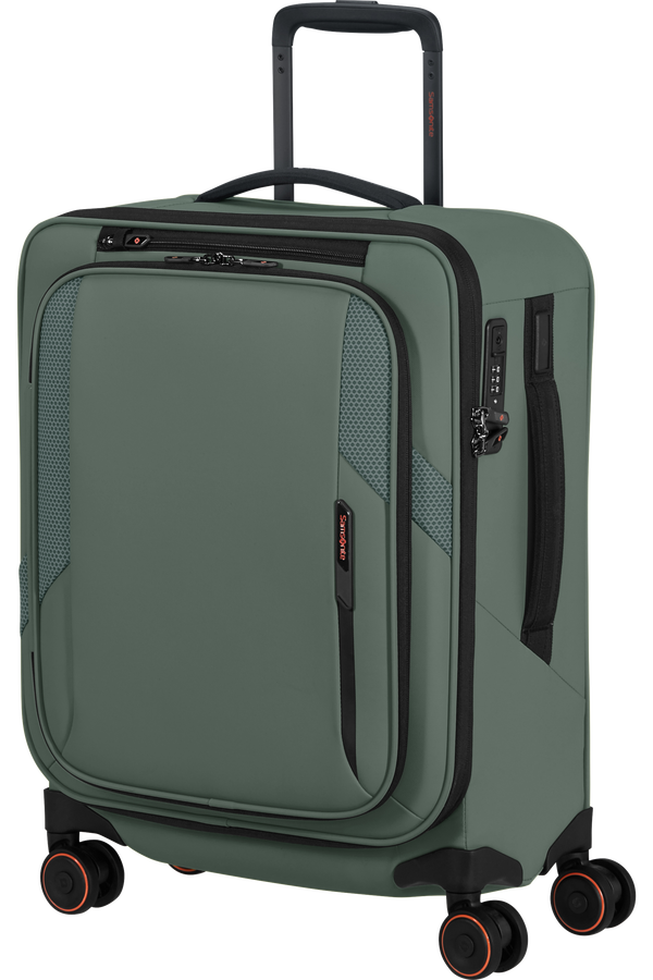 Samsonite Glazed Spinner Expandable 55cm  Sage green