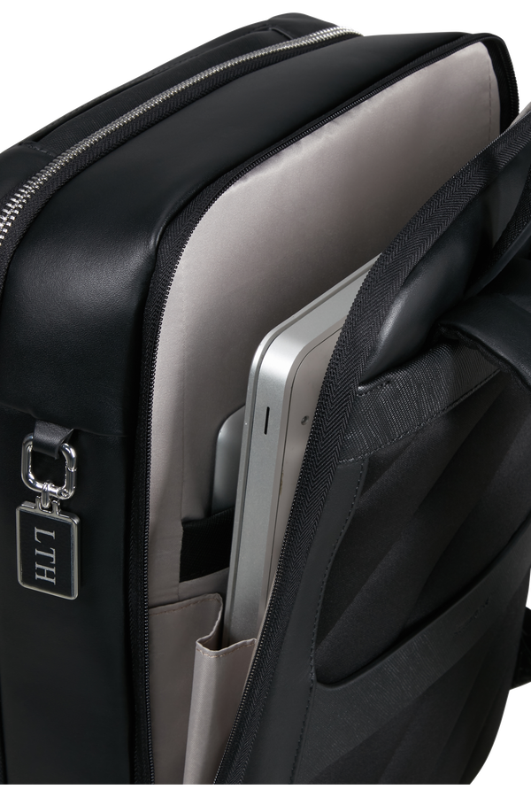 Image Biz Leather Reppu 14.1" | Samsonite Image Biz Leather Backpack 14.1'  Black