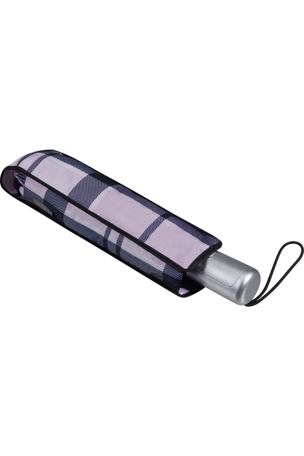 Samsonite Alu Drop S Safe 3 Sect. Auto O/C  Lavender Check Samsonite Alu Drop S Safe 3 Sect. Auto O/C  Lavender Check