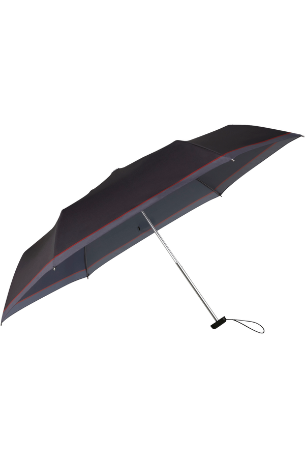 Samsonite Alu Drop S 3 Sect. Manual Flat  Black/Red/Grey