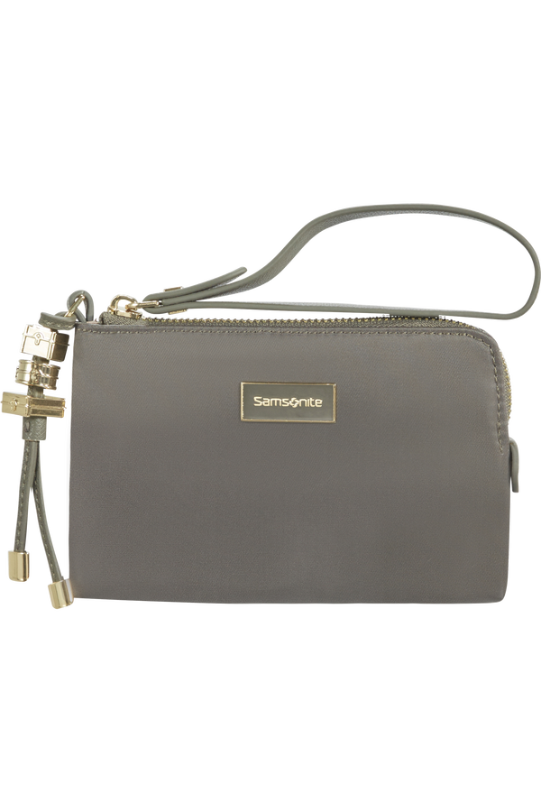 Samsonite Karissa Slg Flat Pouch 3CC  Gunmetal Green