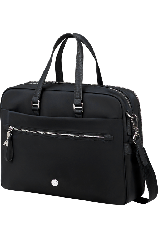 Samsonite Karissa Evo Bailhandle 15.6' 2 Comp  Black Samsonite Karissa Evo Bailhandle 15.6' 2 Comp  Black