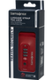 Samsonite Ta Revolution Luggage Strap/TSA Lock  Red