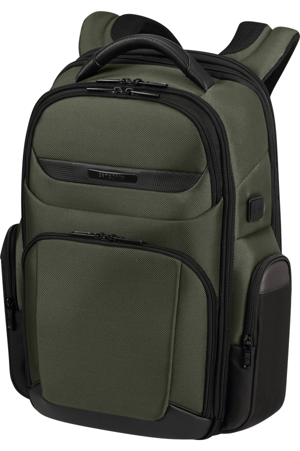 Samsonite Pro-Dlx 6 Backpack 3 Volume Expandable 15.6'  Green