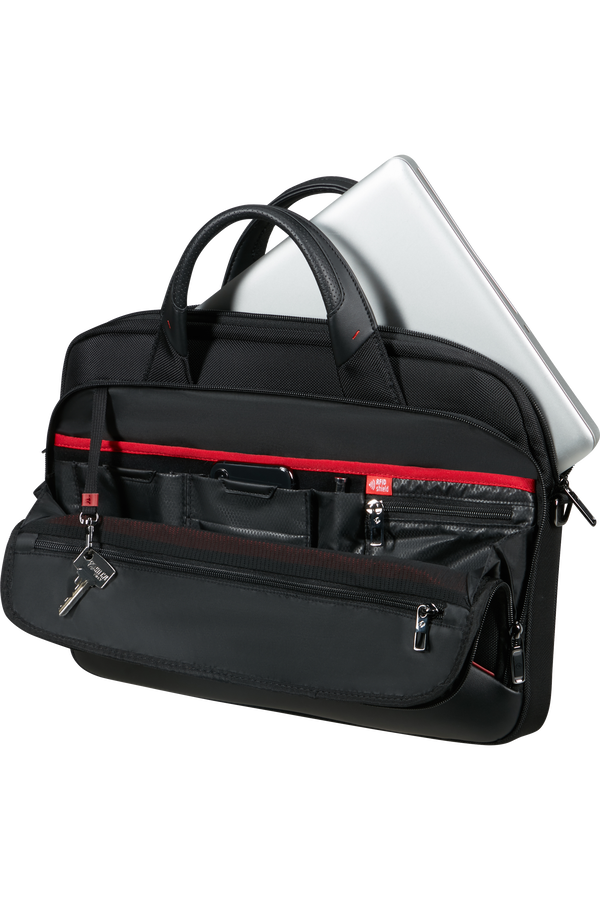 Samsonite Pro-DLX 6 Slim Briefcase 15.6'  Black Samsonite Pro-DLX 6 Slim Briefcase 15.6'  Black