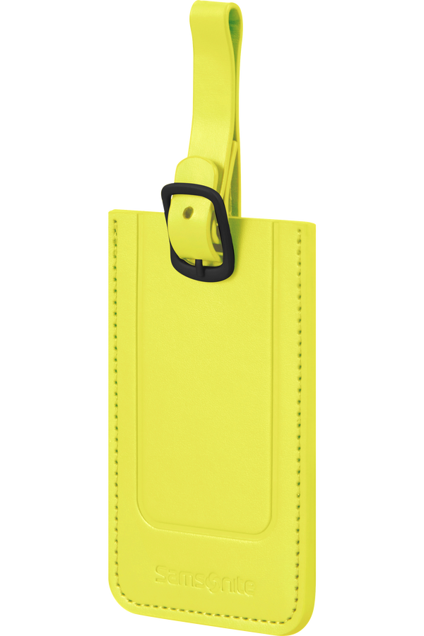 Samsonite Ta Revolution Rectangle Luggage Tag x2  Lime